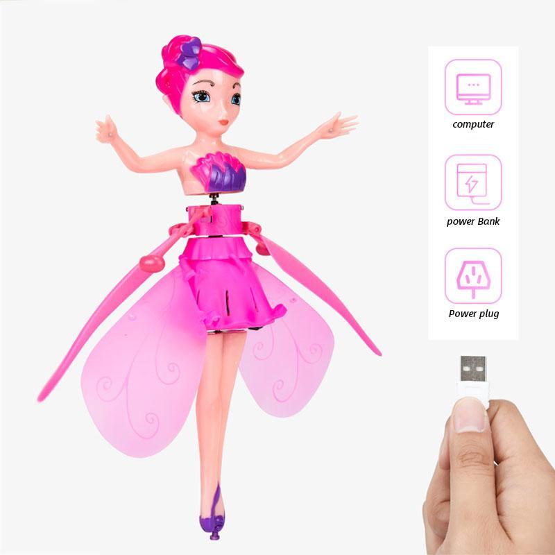 magic flying fairy princess doll infrared kids toys