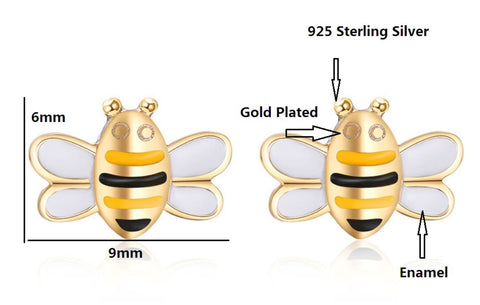 honeybee earring