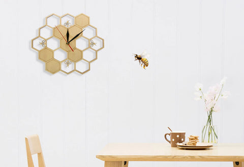 honeycomb clock