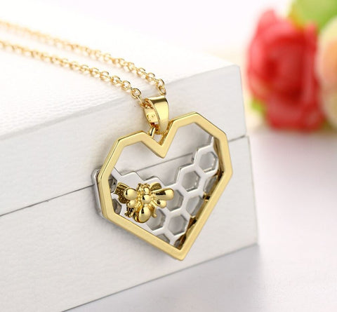 bee necklace