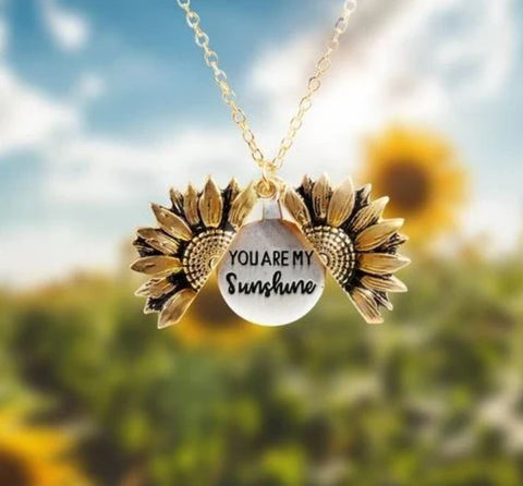 sunflower necklace