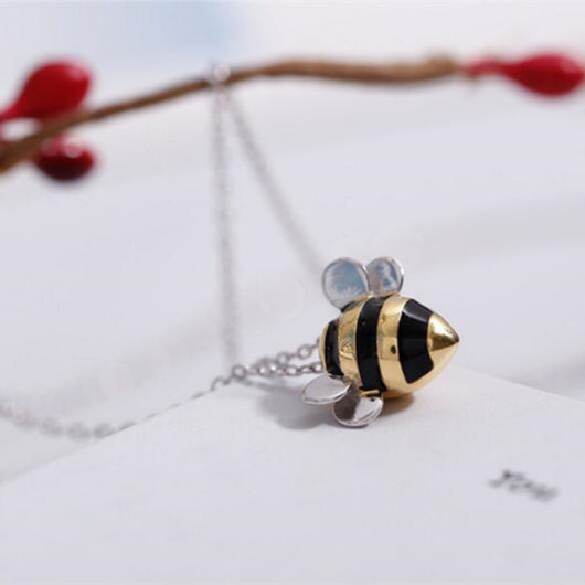 Bee Necklace | Bee Jewelry for Women or Men as Great Honey Bee Decor or  Bumblebee Decor and Bee Accessories for Women Honey Bee Gifts and Bee Gifts