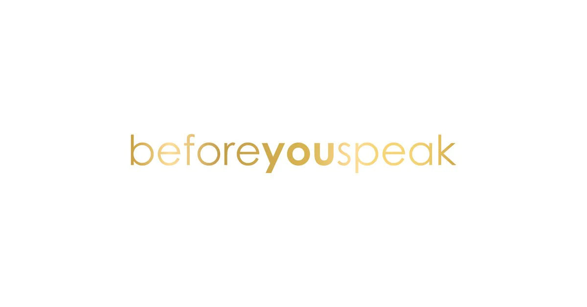 Before You Speak logo