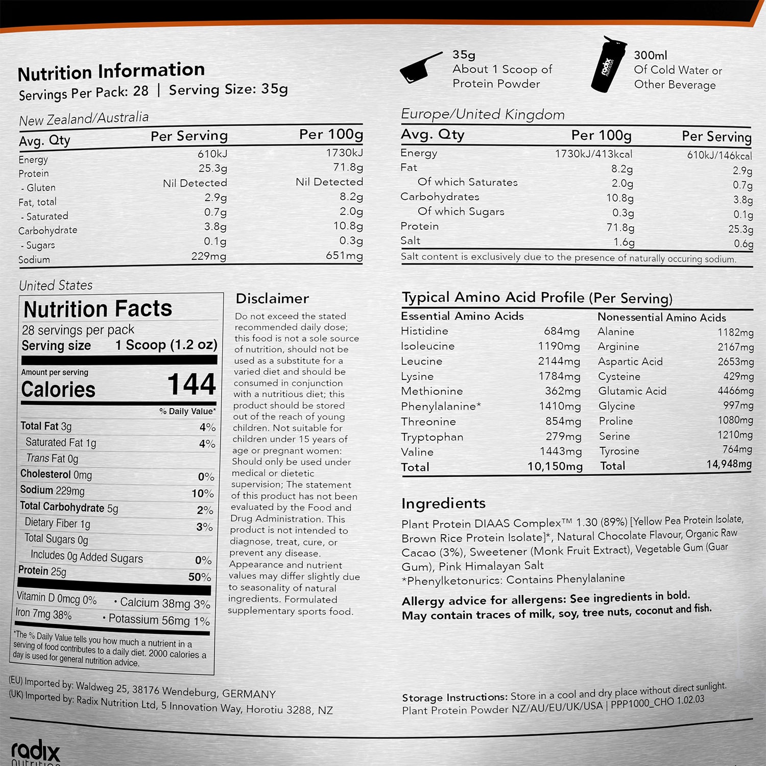 Nutrition Information