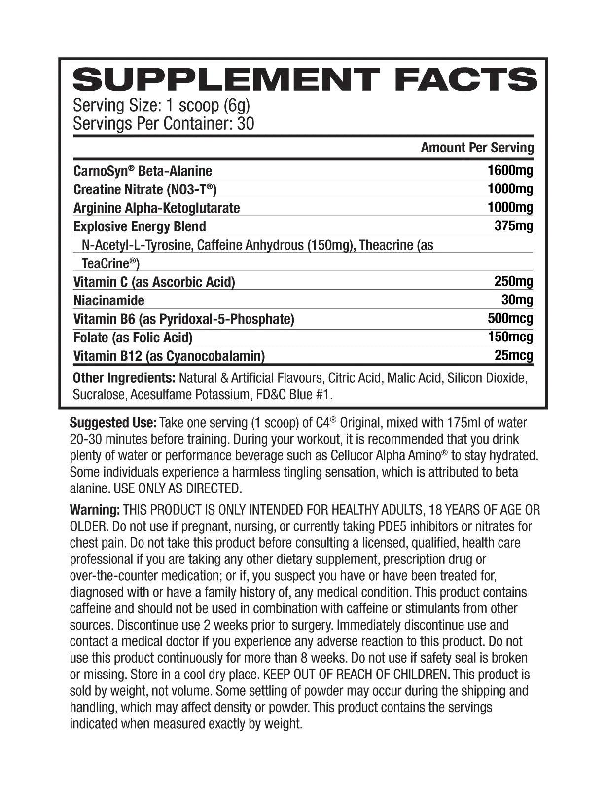 Nutrition Information