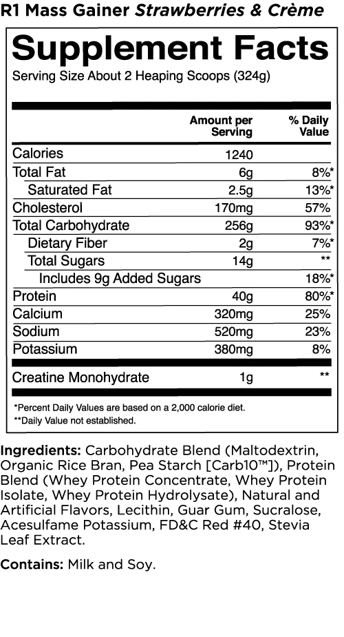 Nutrition Information