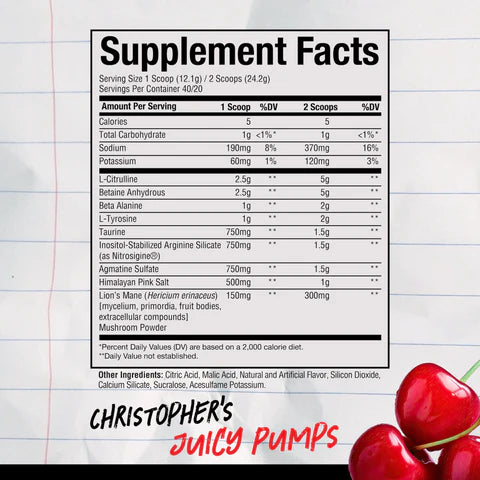 Nutrition Information