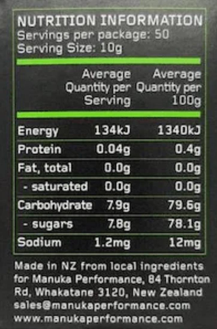 Nutrition Information