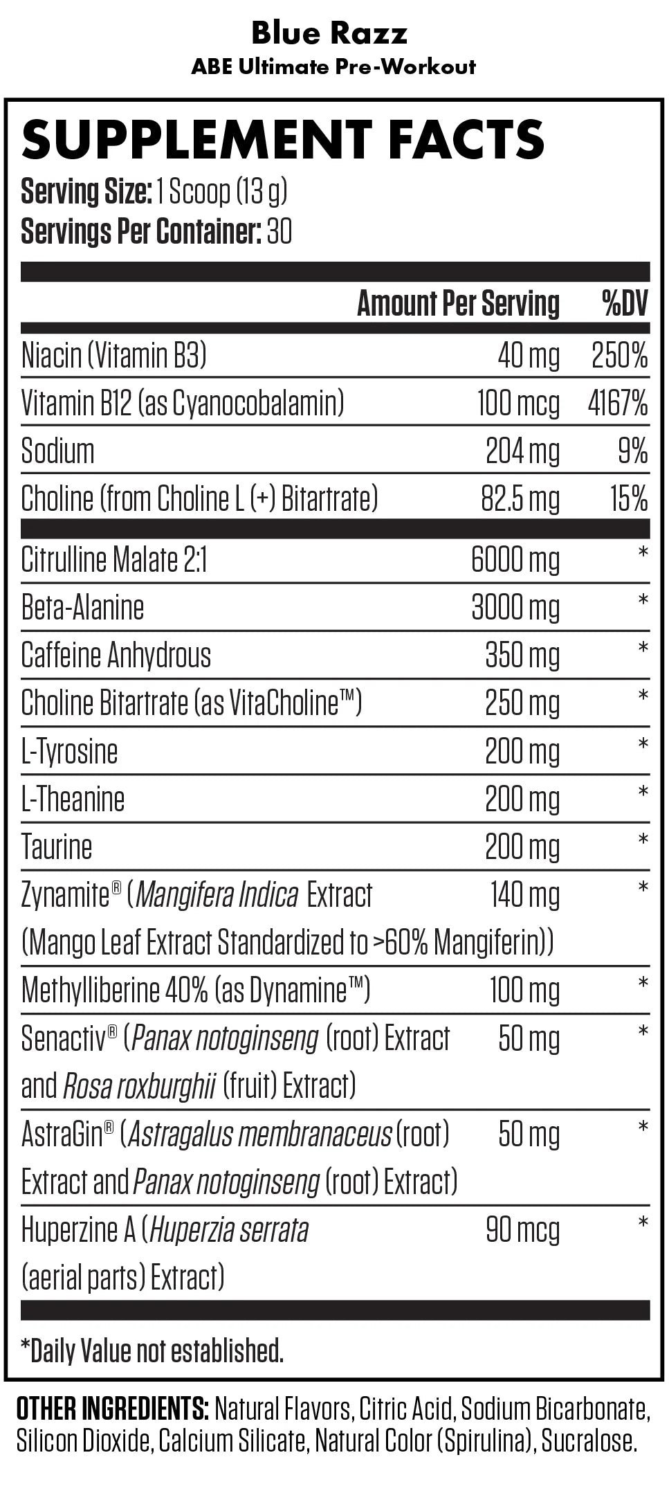 Nutrition Information