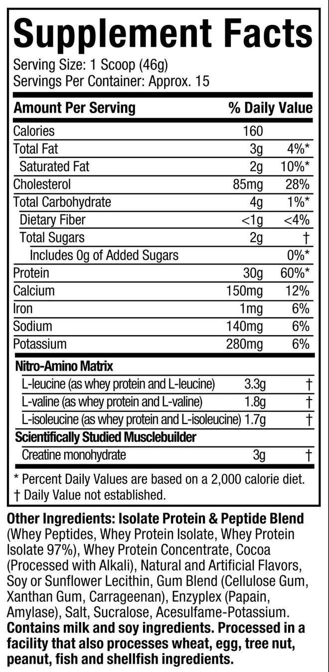 Nutrition Information