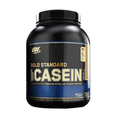 A 1.8kg tub of vanilla flavoured Optimum Casein Protein