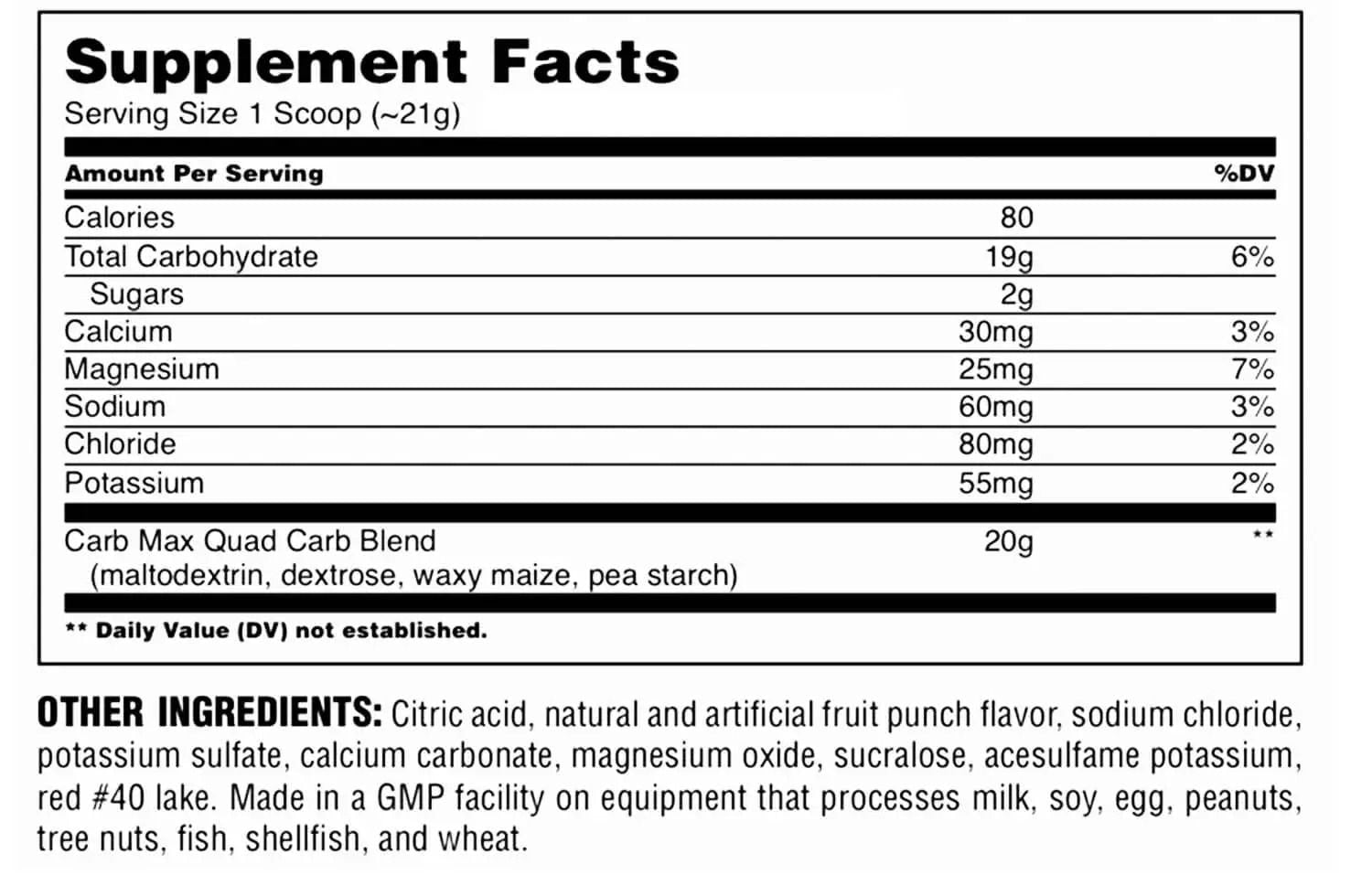 Nutrition Information