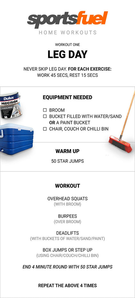 Sportsfuel home workout guide