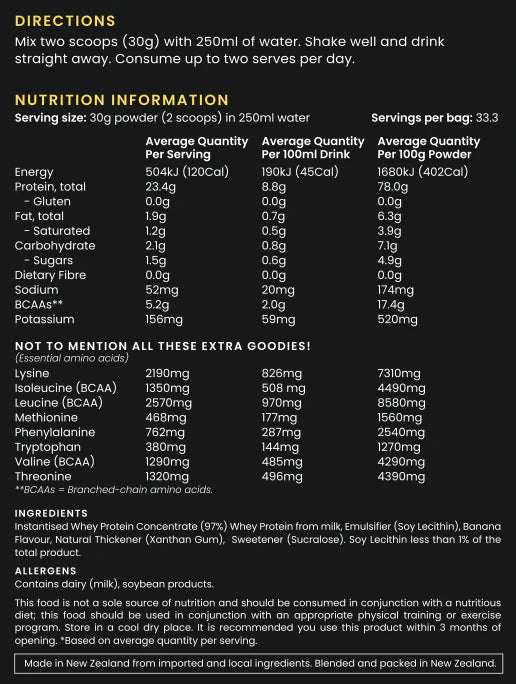 Nutrition Information