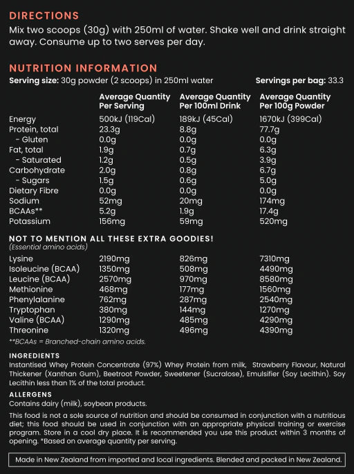 Nutrition Information