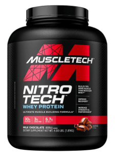 MuscleTech Nitro Tech Whey Protein Powder 4lb