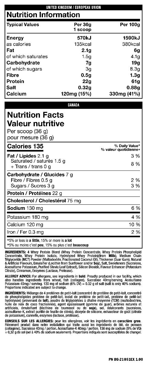 Nutrition Information