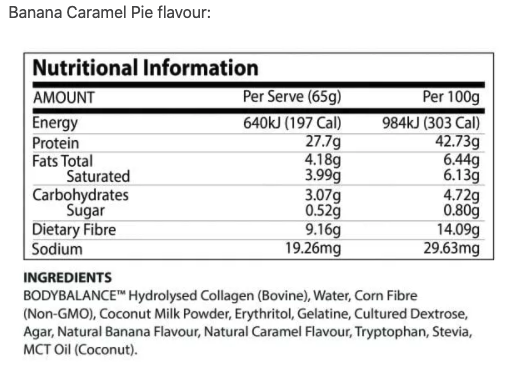 Nutrition Information