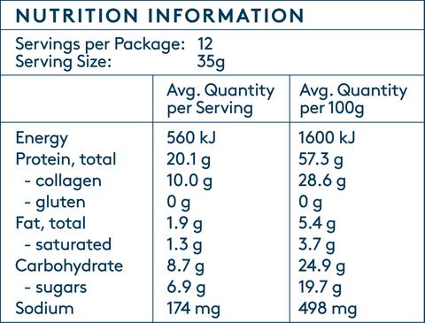 Nutrition Information