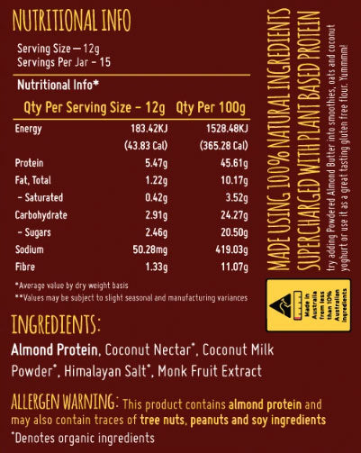 Nutrition Information