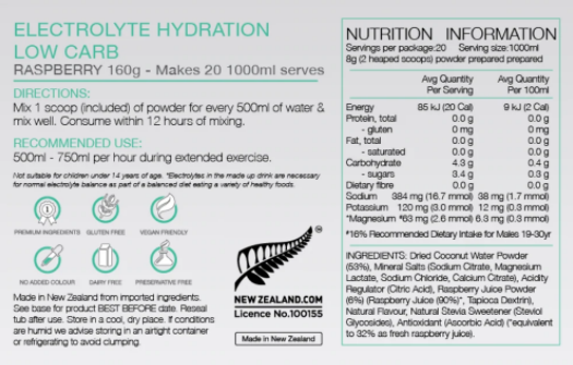 Nutrition Information