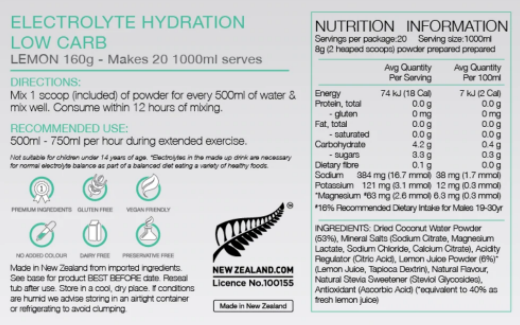 Nutrition Information