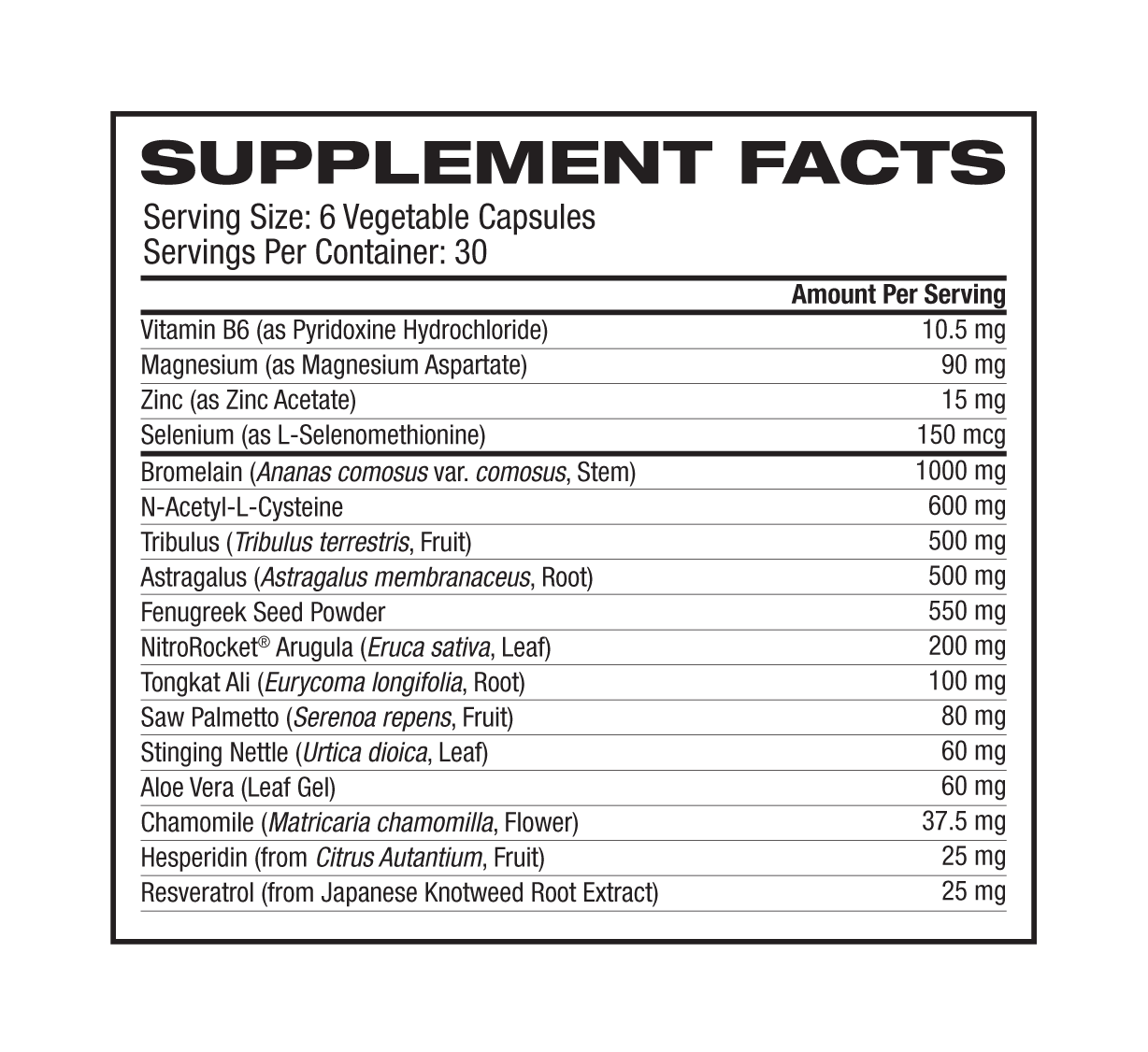 Nutrition Information