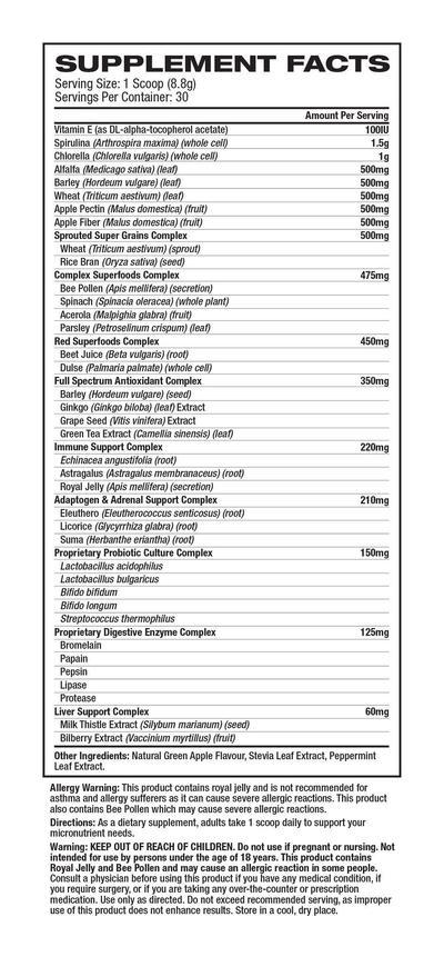 Nutrition Information