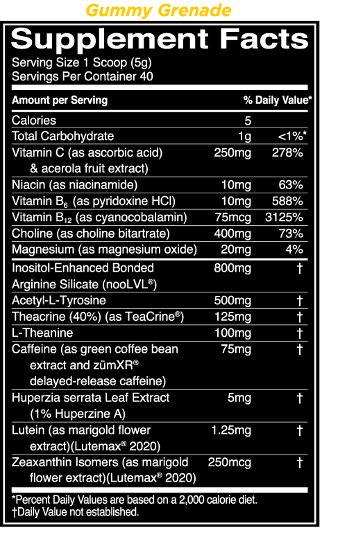 Nutrition Information