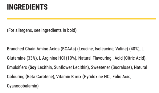 Nutrition Information