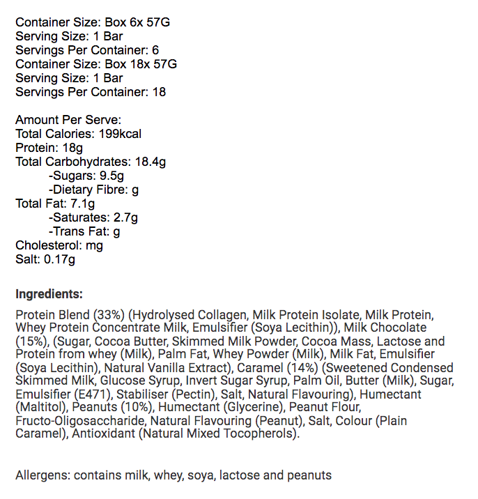 Nutrition Information