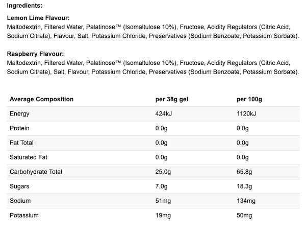 Nutrition Information