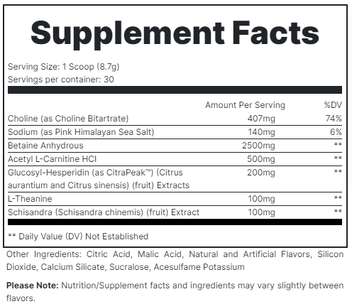 Nutrition Information