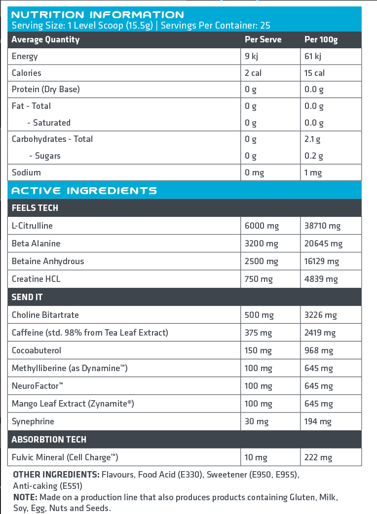 Nutrition Information