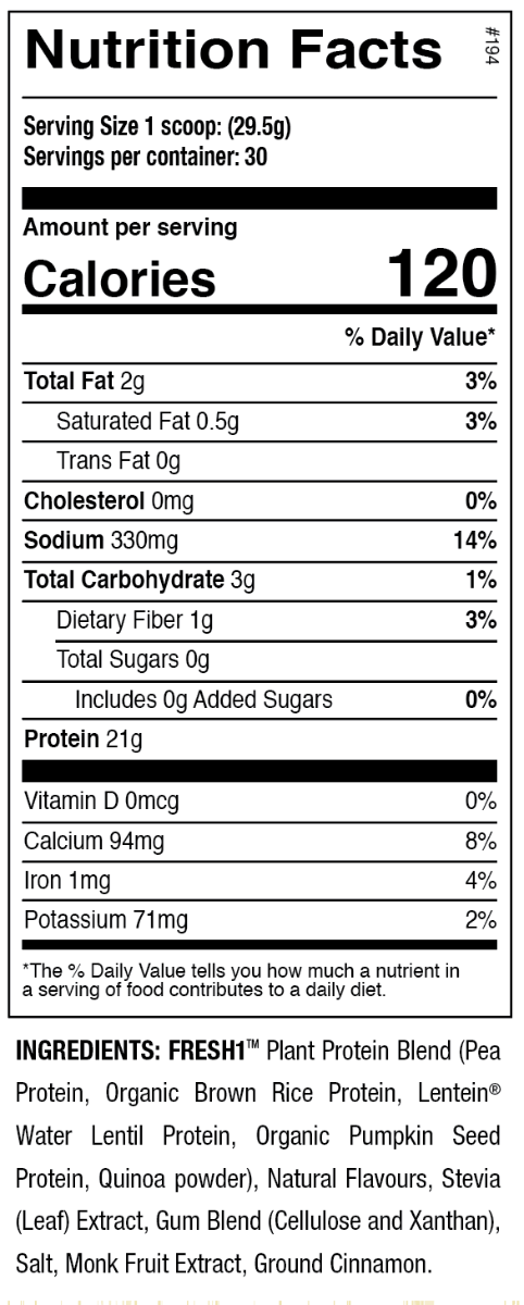 Nutrition Information