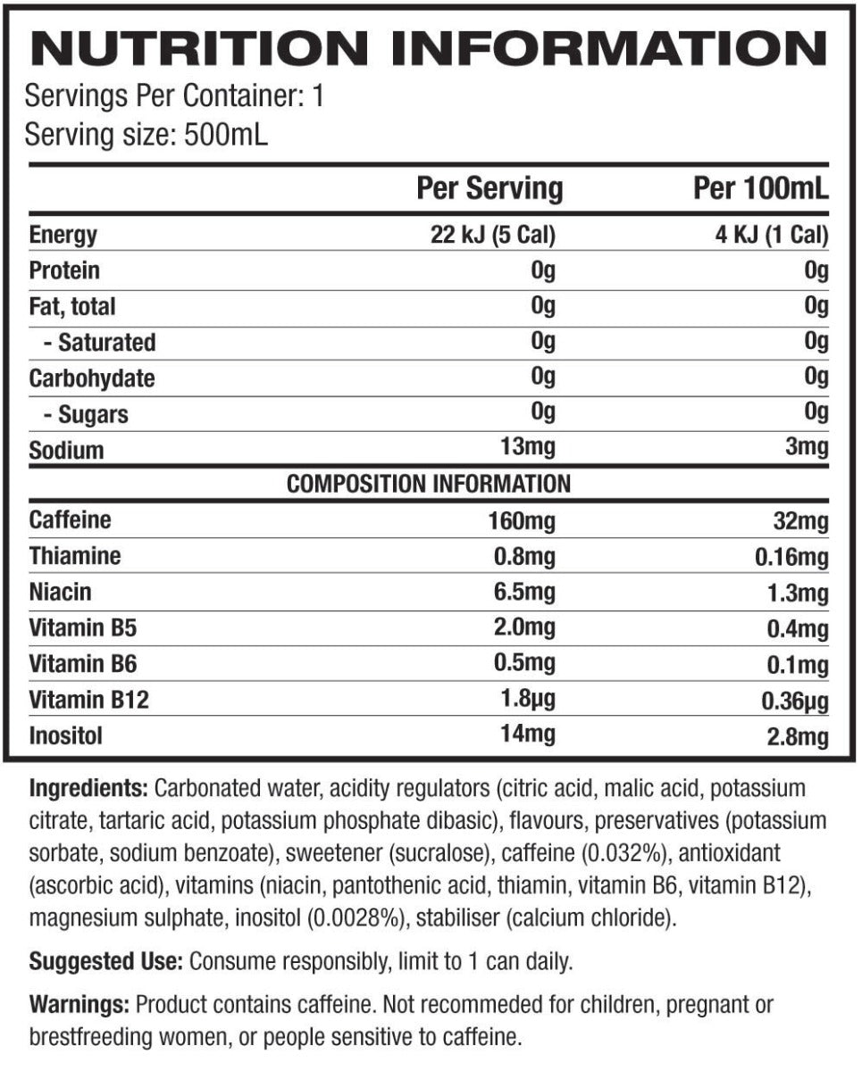 Nutrition Information