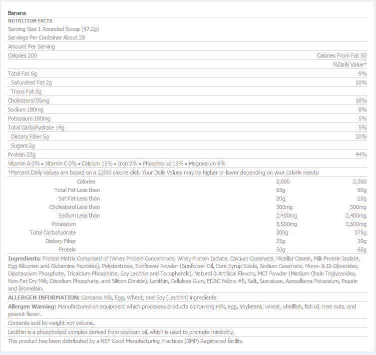 Nutrition Information