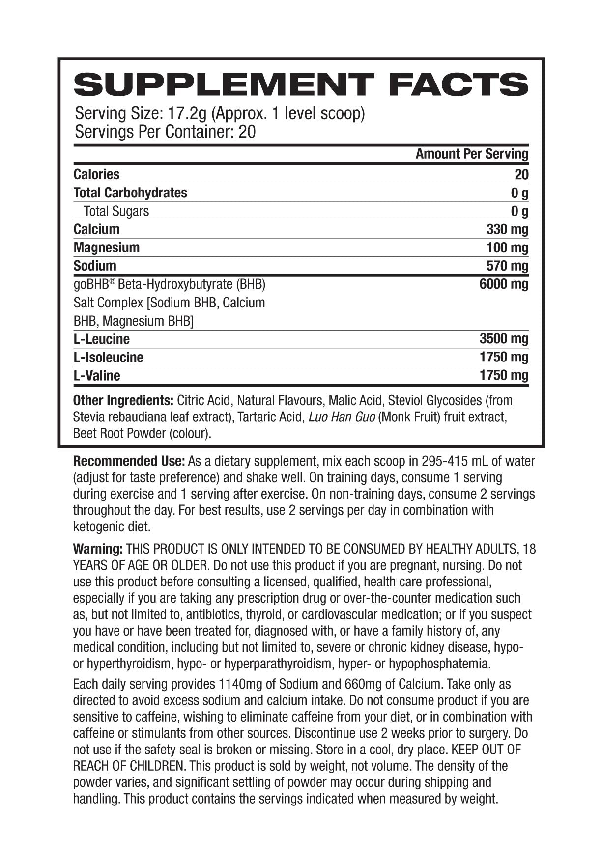 Nutrition Information