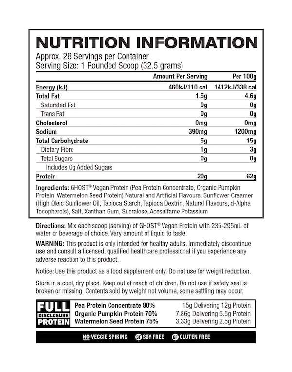 Nutrition Information