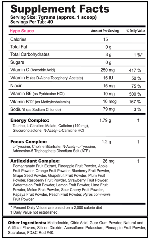 Nutrition Information