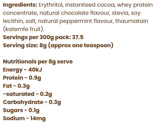 Nutrition Information