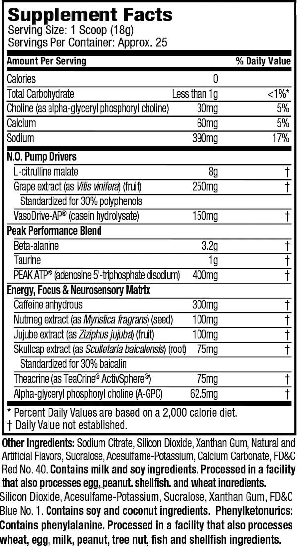 Nutrition Information