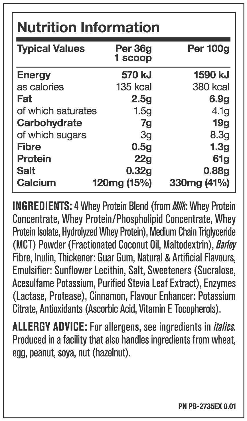 Nutrition Information