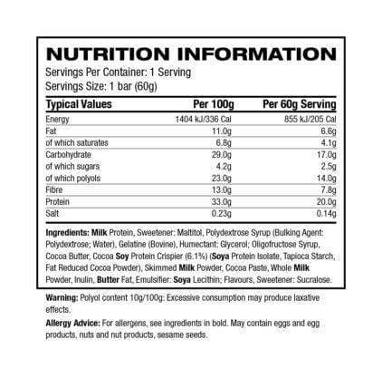 Nutrition Information