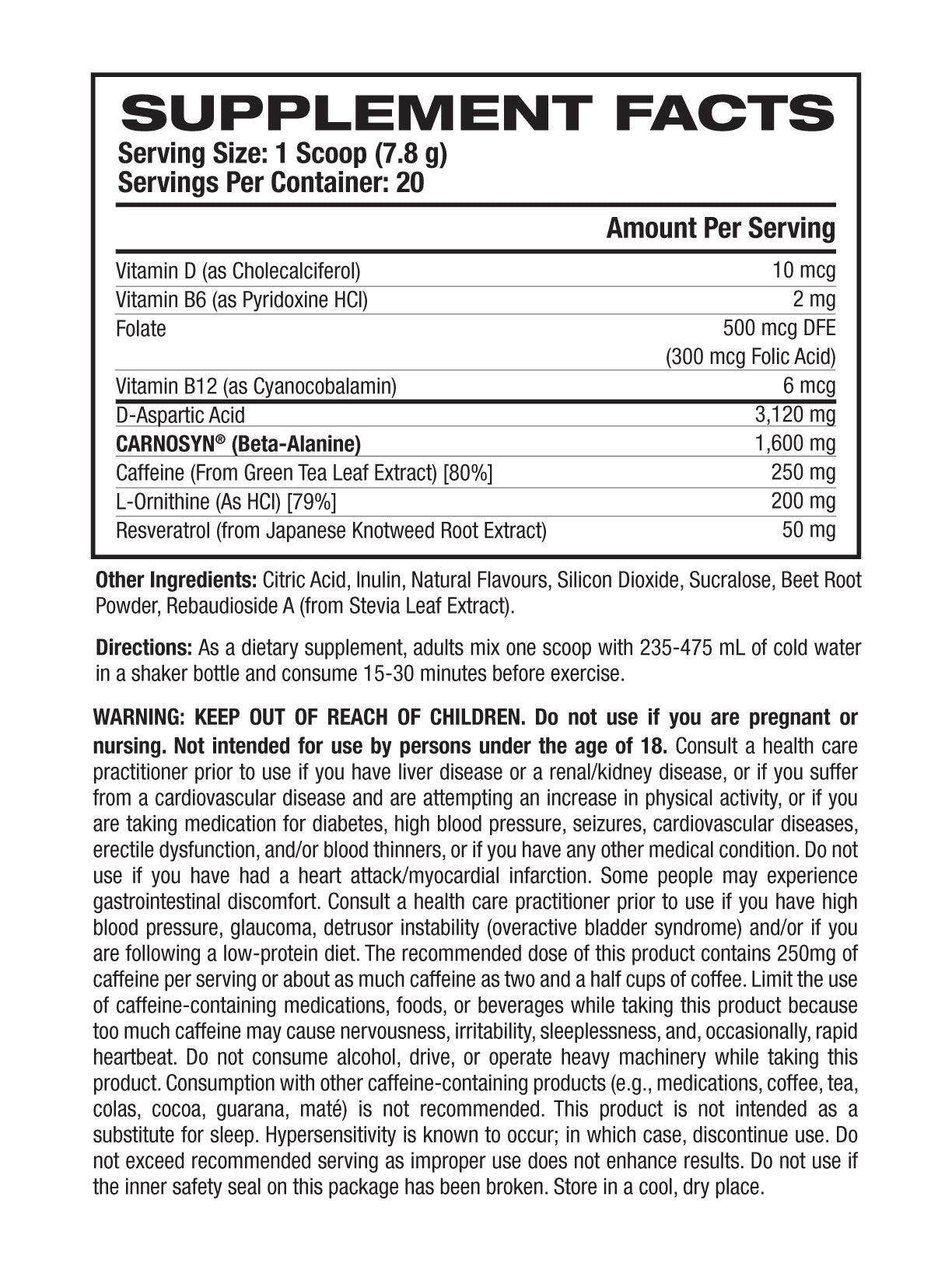 Nutrition Information