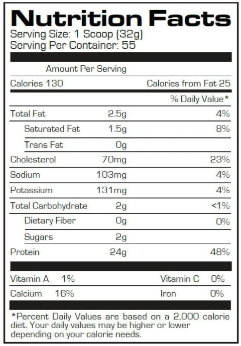 Nutrition Information