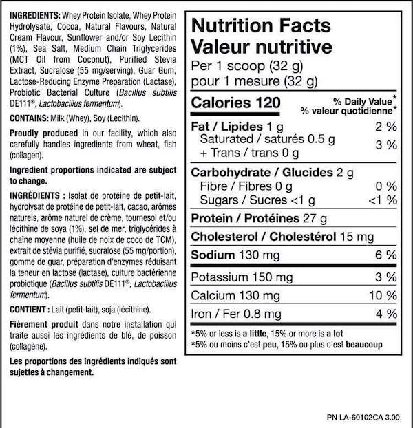 Nutrition Information