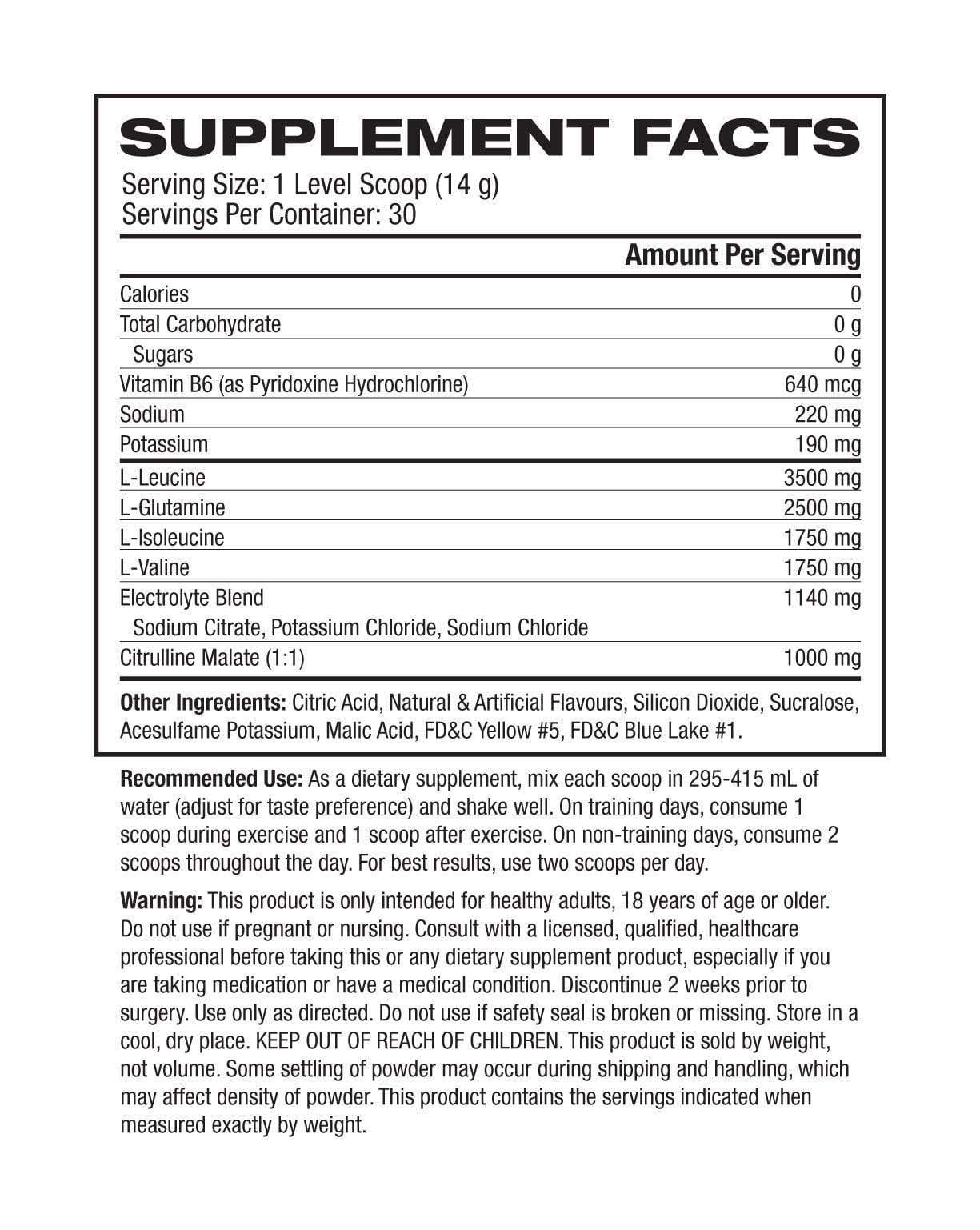 Nutrition Information