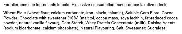 Nutrition Information