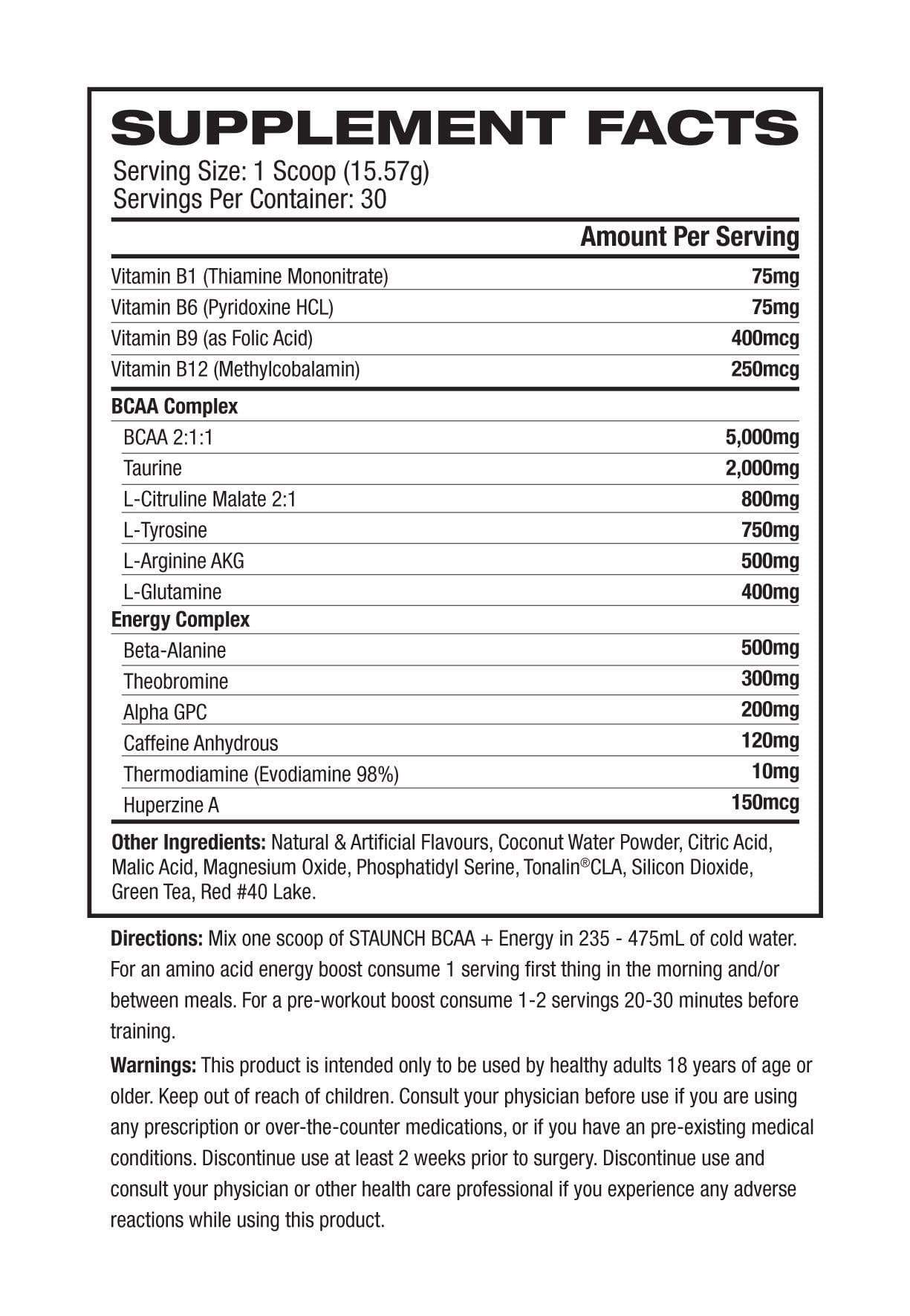 Nutrition Information